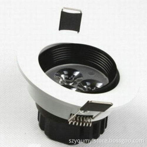 3/5/7/9W Anti-glare LED Recessed Downlight, 100-240V AC Input Voltage, Low Power Consumption